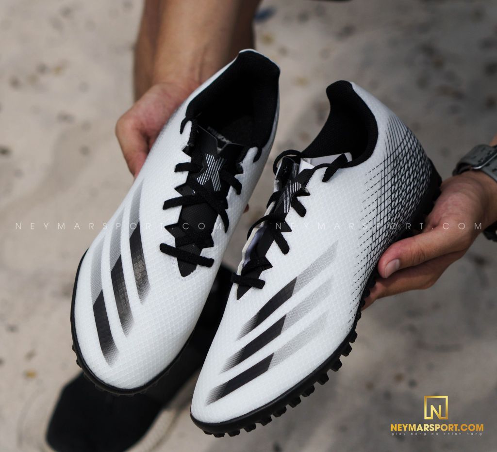 adidas X Ghosted .4 TF Inflight - Footwear White/Core Black/Silver Metallic