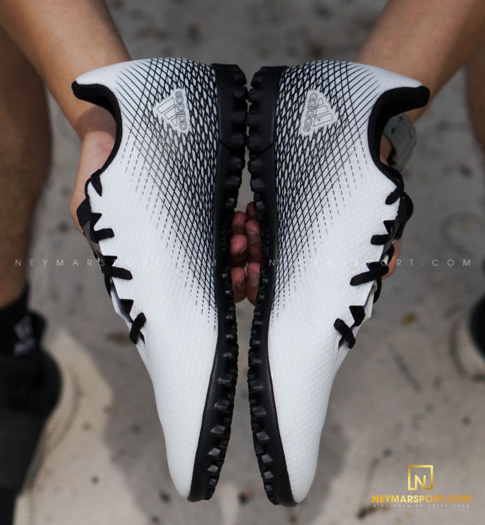 adidas X Ghosted .4 TF Inflight - Footwear White/Core Black/Silver Metallic
