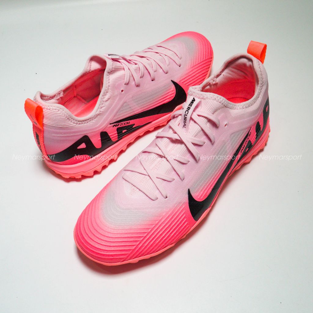 Giày đá bóng Nike Air Zoom Mercurial Vapor 15 Pro TF Mad Brilliance - Pink Foam/Black DJ5605-601