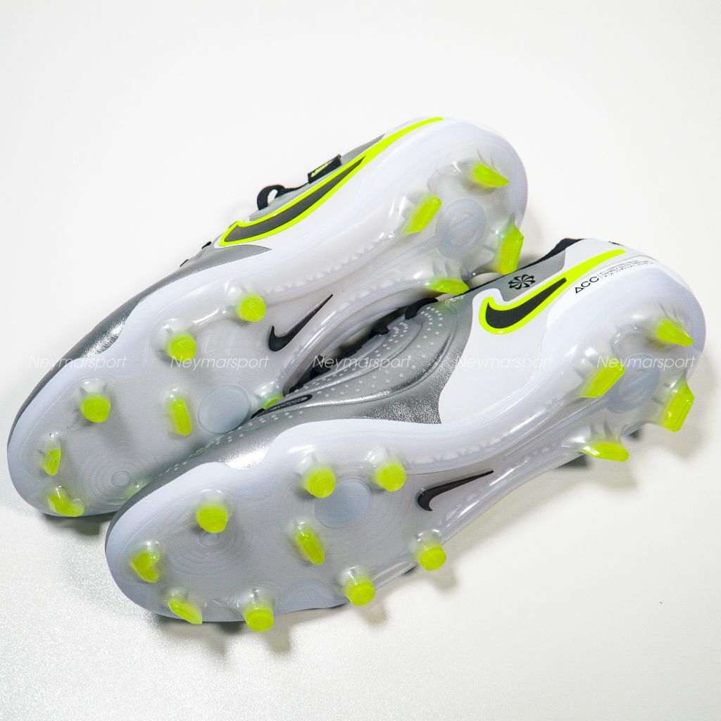 Giày đá bóng Nike Tiempo Legend 10 Elite FG Mad Voltage - Metallic Silver/Black/Volt DV4328-001