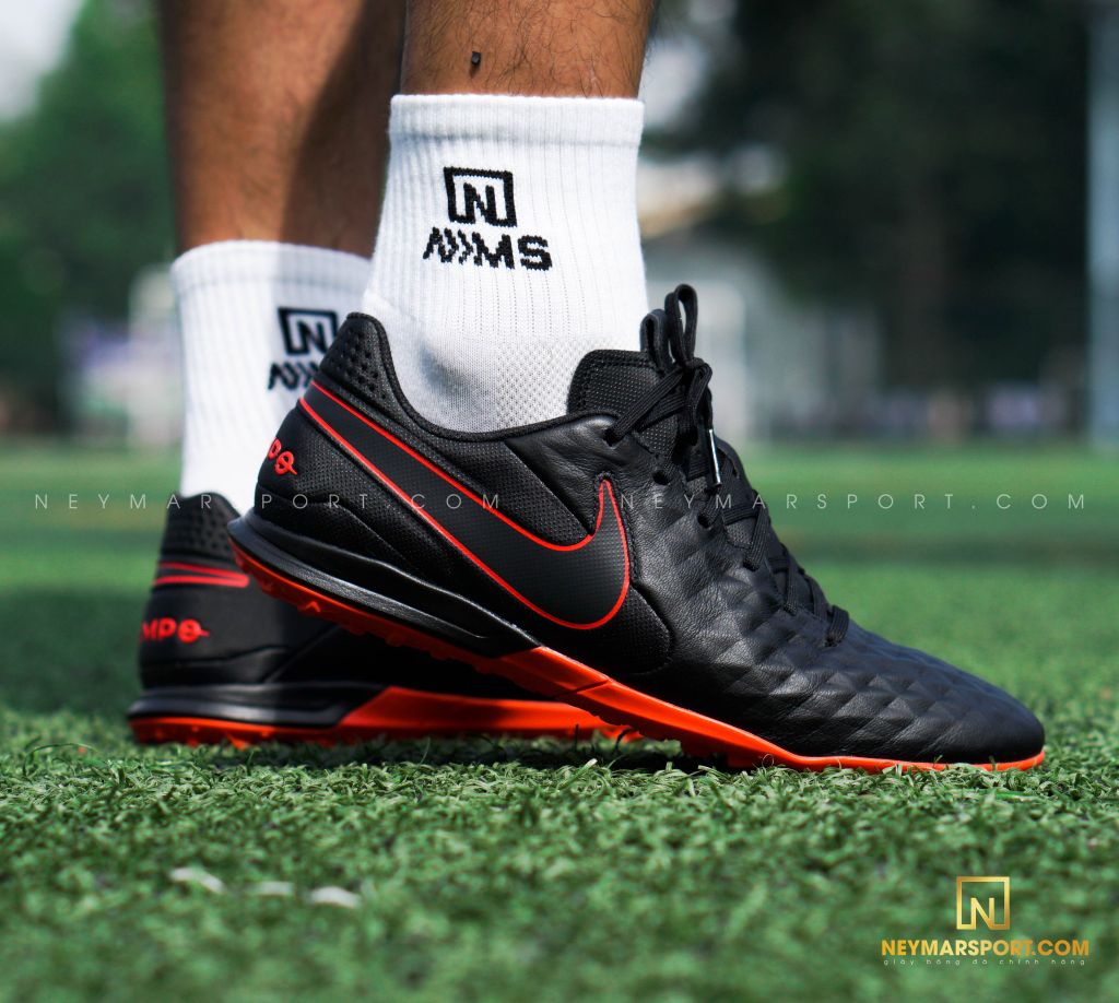 Nike Tiempo Legend 8 Academy TF Black X Chile Red - Black/Chile Red/Dark Smoke Grey