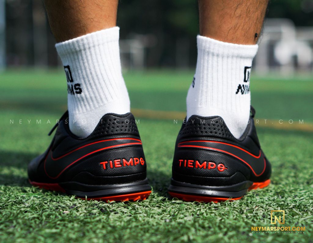 Nike Tiempo Legend 8 Academy TF Black X Chile Red - Black/Chile Red/Dark Smoke Grey