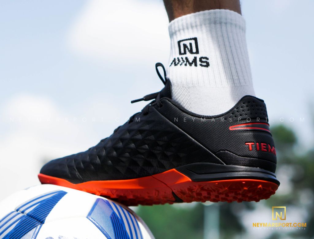 Nike Tiempo Legend 8 Academy TF Black X Chile Red - Black/Chile Red/Dark Smoke Grey