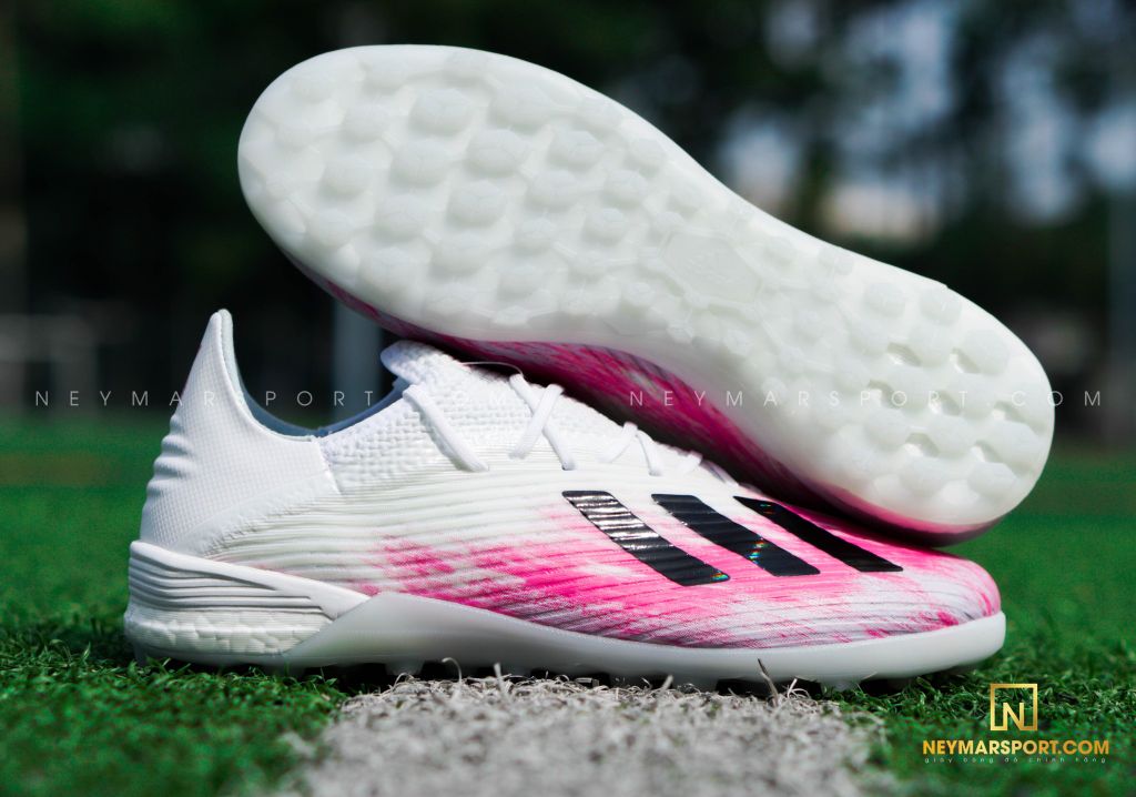 adidas X 19.1 TF Uniforia - Footwear White/Core Black/Shock Pink