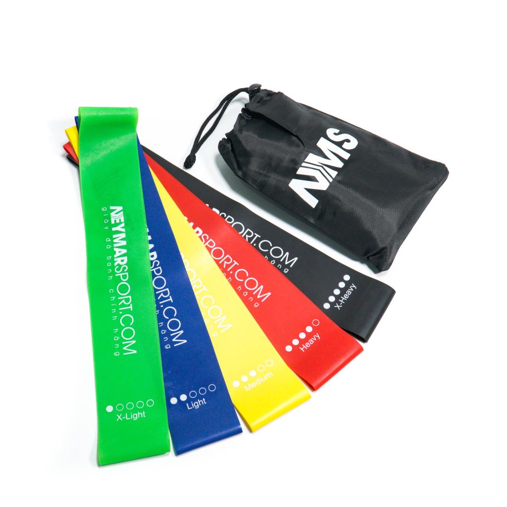 Bộ 5 dây kháng lực NEYMARSPORT kèm túi rút