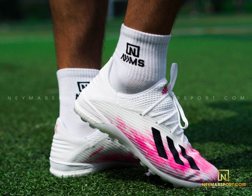 adidas X 19.1 TF Uniforia - Footwear White/Core Black/Shock Pink