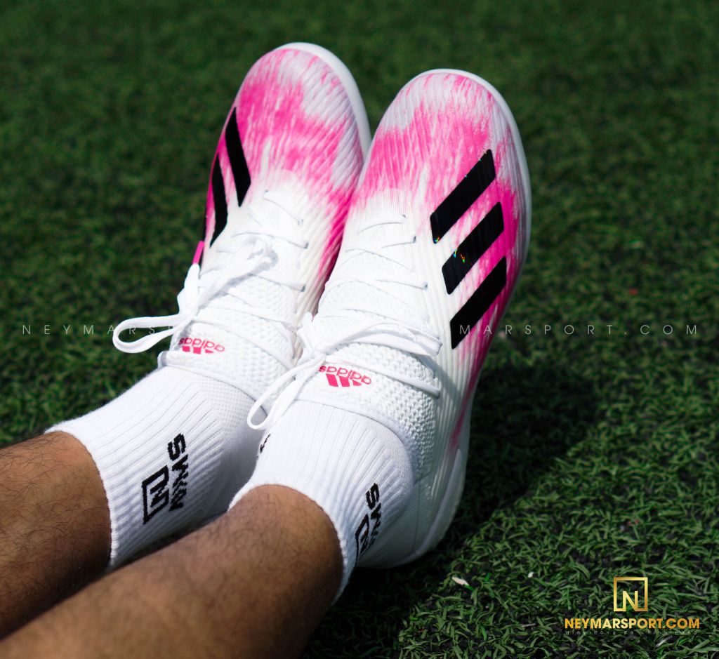 adidas X 19.1 TF Uniforia - Footwear White/Core Black/Shock Pink