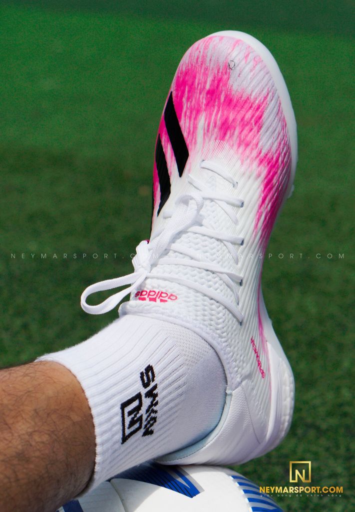 adidas X 19.1 TF Uniforia - Footwear White/Core Black/Shock Pink