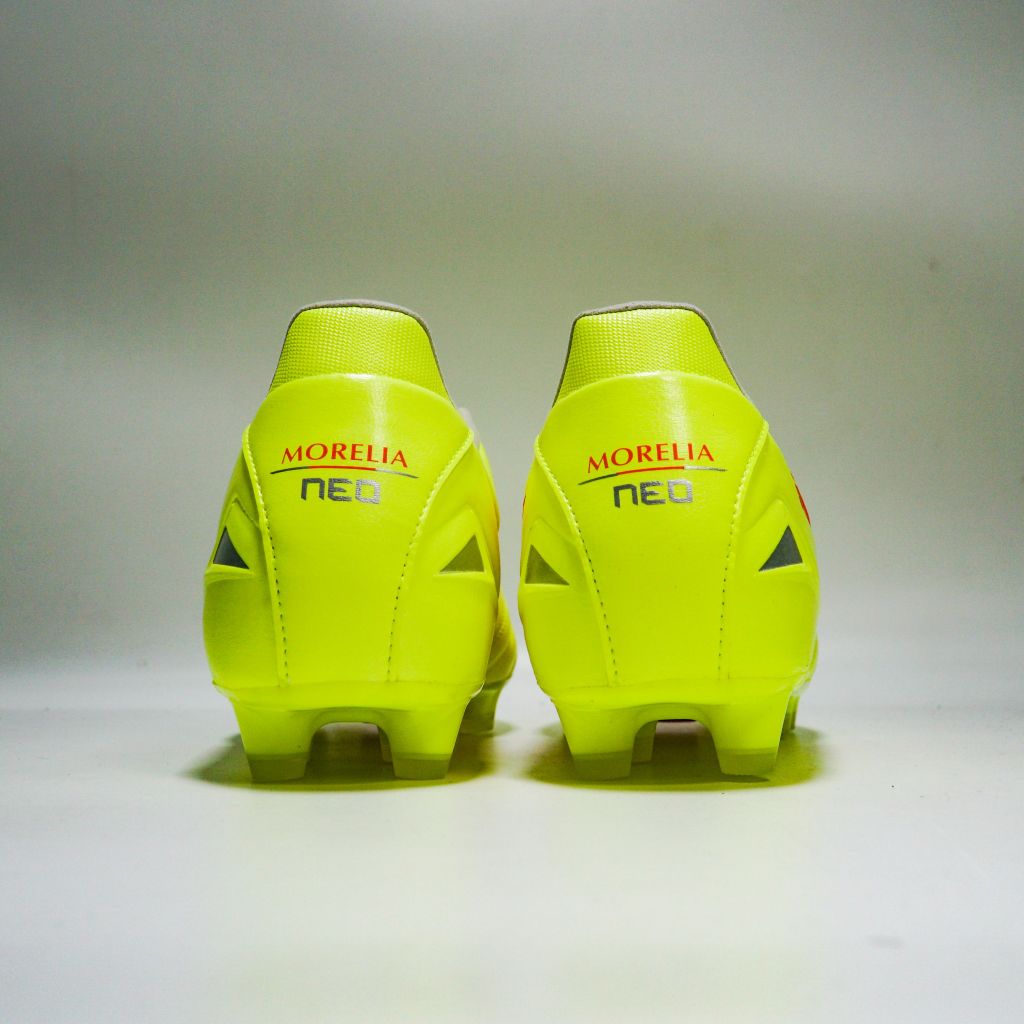 Giày đá bóng Mizuno Morelia Neo IV Pro FG DYNA - Safety Yellow/Red P1GA243445