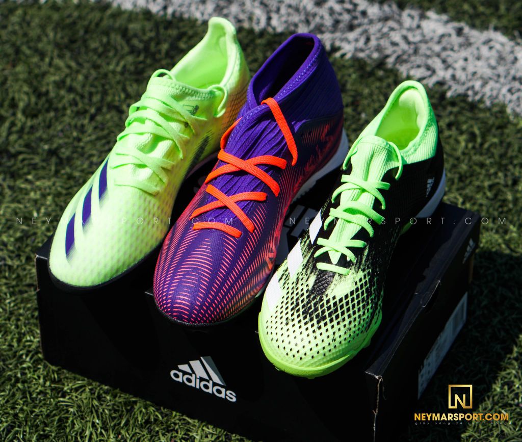 ADIDAS PREDATOR 20.3 LOW TF PRECISION TO BLUR - SIGNAL GREEN/FOOTWEAR WHITE/CORE BLACK