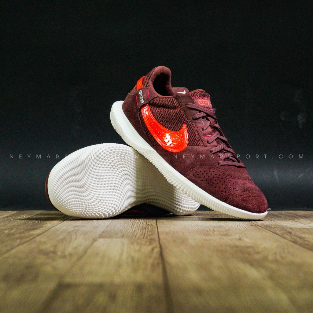 Nike Streetgato IC - Bronze Eclipse/Bright Crimson