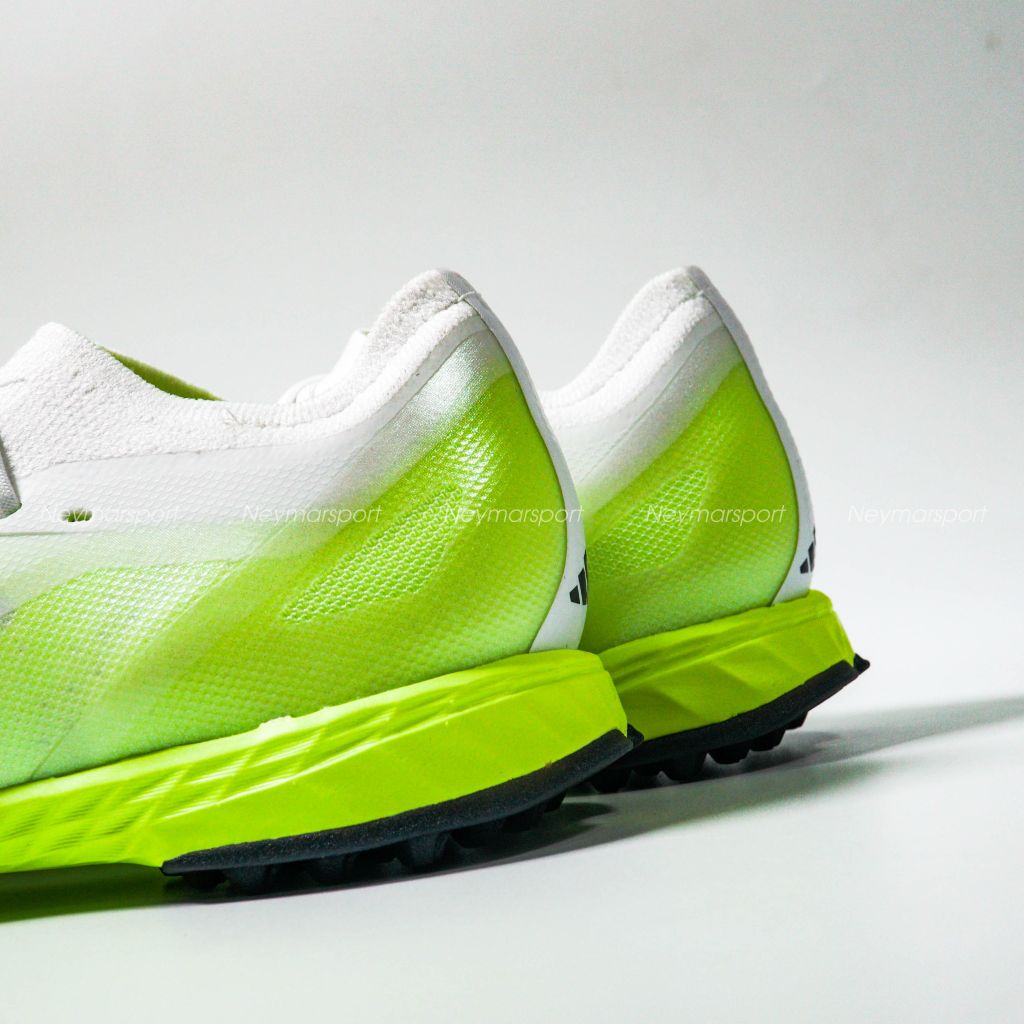 adidas X Crazyfast .1 TF Crazyrush - Footwear White/Core Black/Lucid Lemon