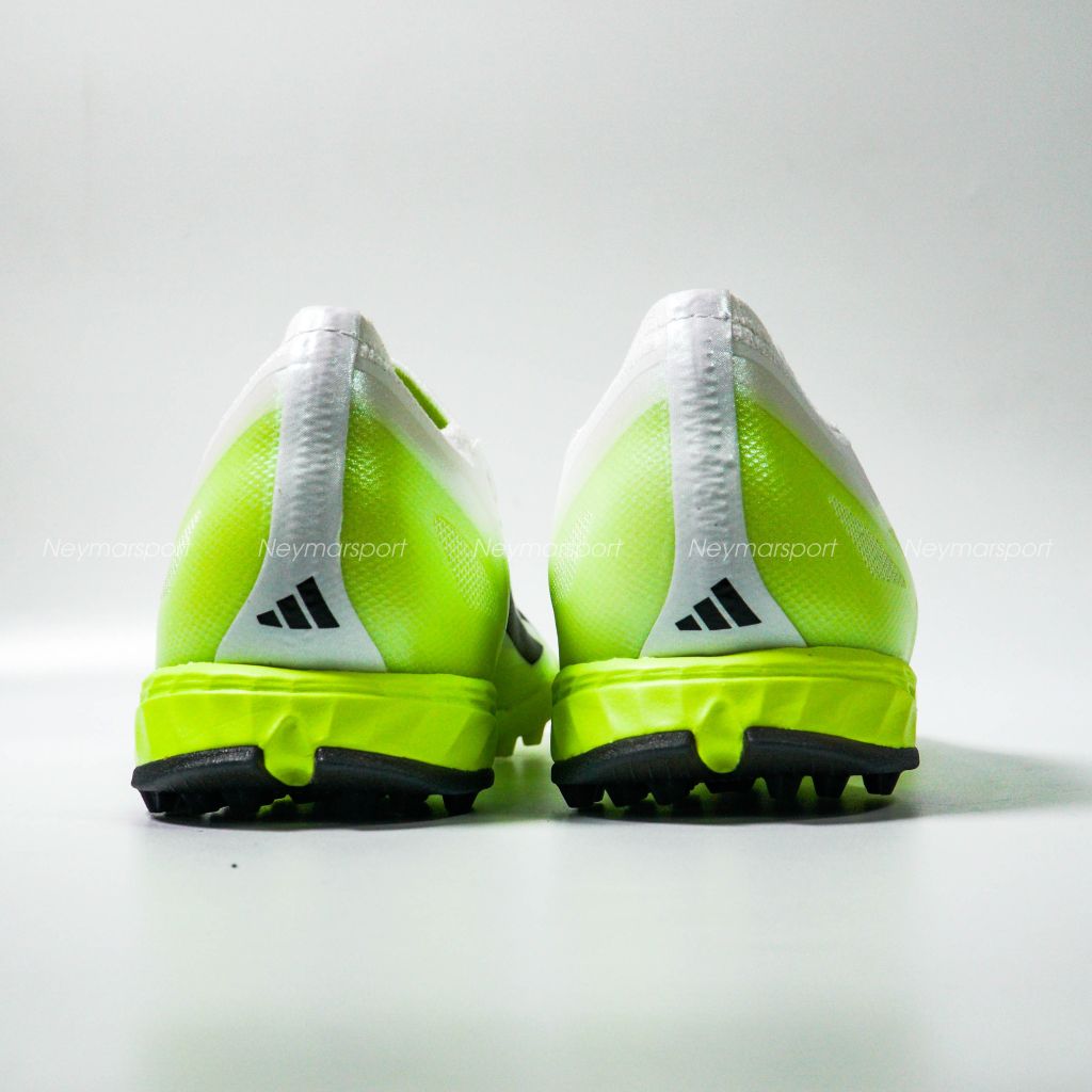 adidas X Crazyfast .1 TF Crazyrush - Footwear White/Core Black/Lucid Lemon