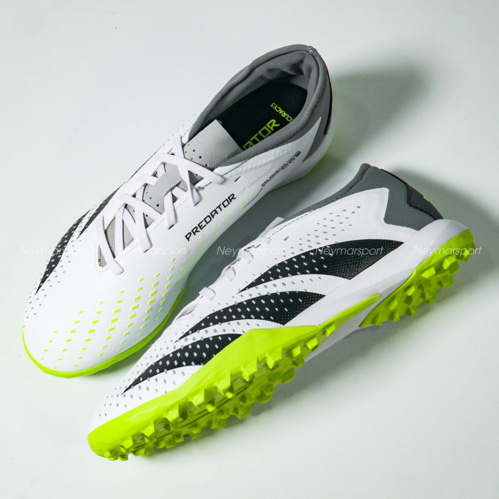 Adidas Predator Accuracy .3 Low TF Crazyrush - Footwear White/Core Black/Lucid Lemon