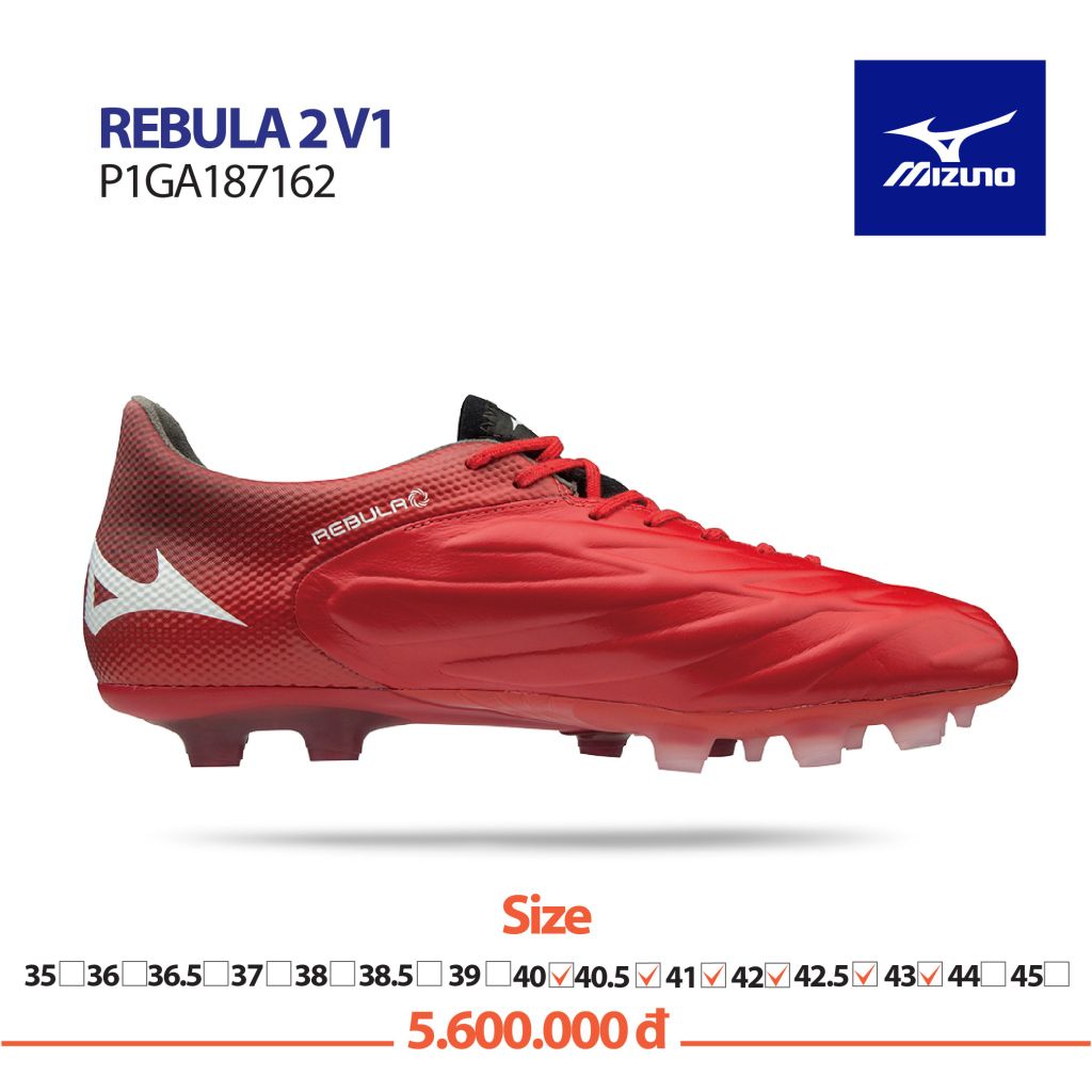 MIZUNO REBULA 2 V1 RED/WHITE