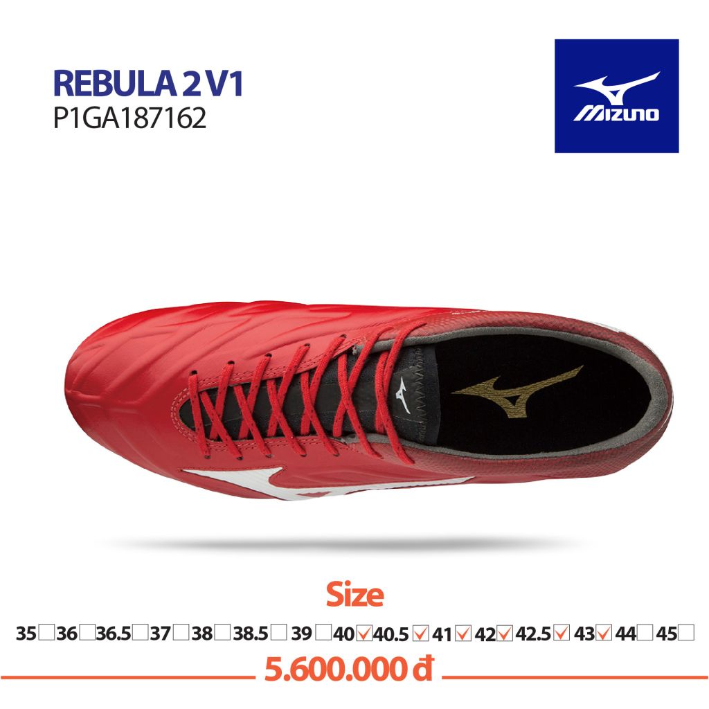 MIZUNO REBULA 2 V1 RED/WHITE