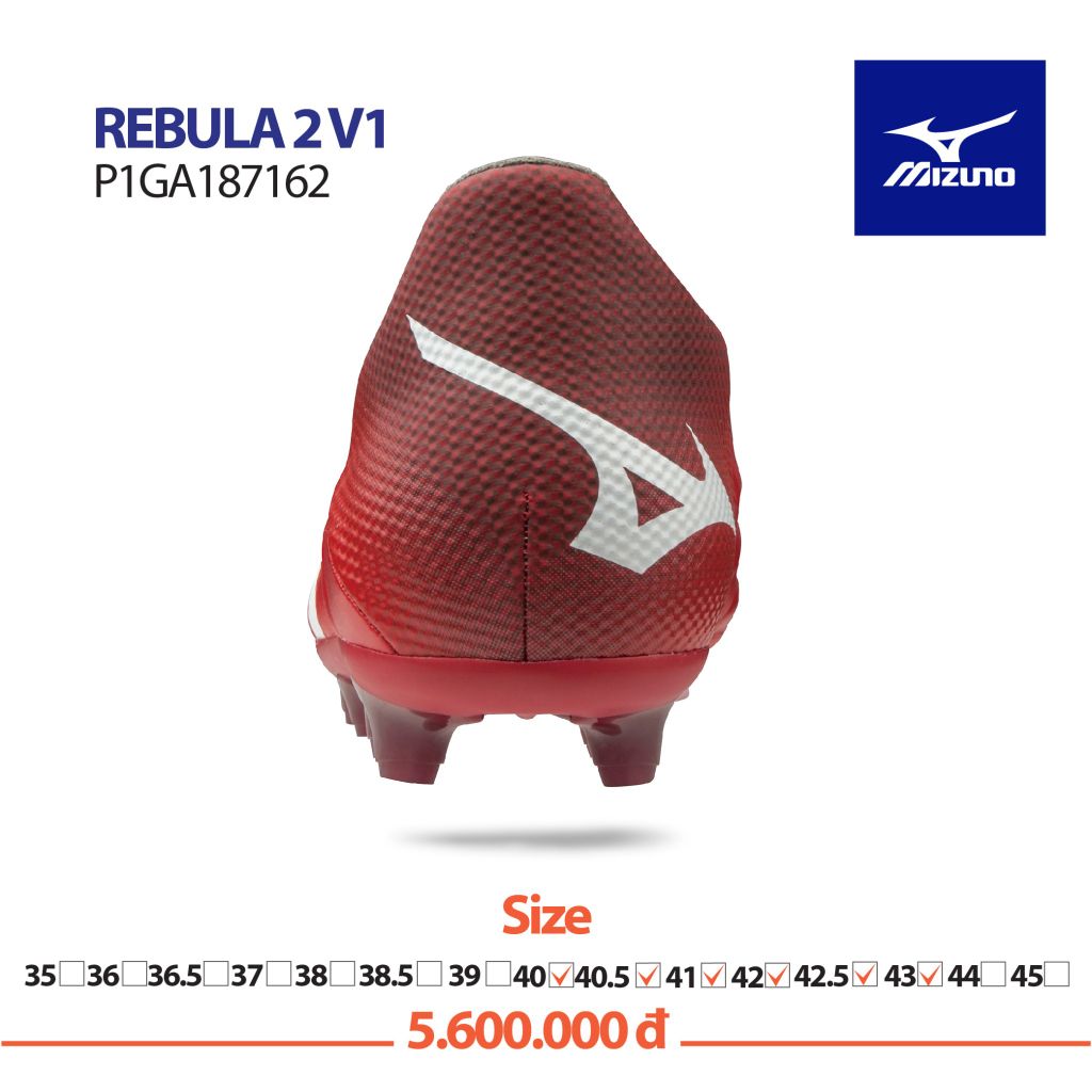 MIZUNO REBULA 2 V1 RED/WHITE