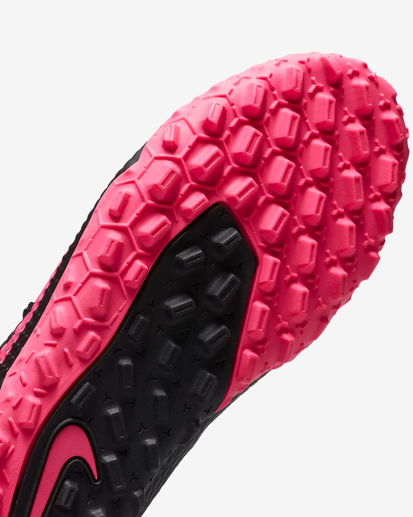 Nike Phantom GT Academy DF TF - Black/Metallic Silver/Pink Blast
