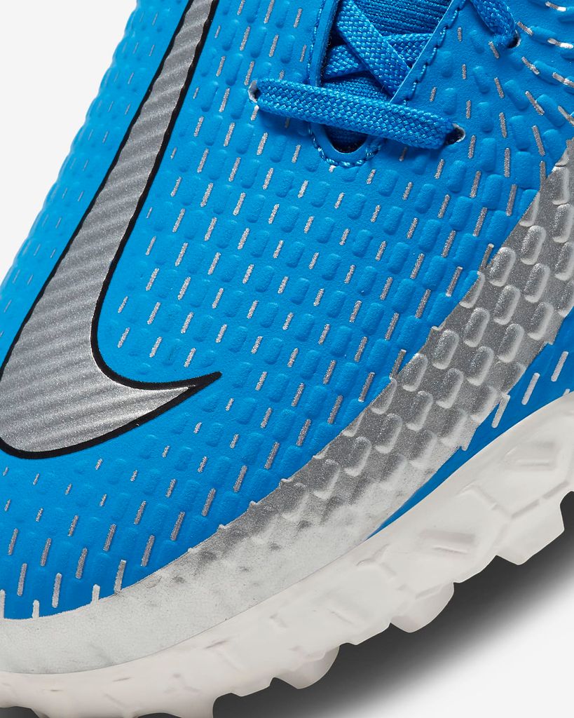 Nike Phantom GT Academy DF TF Spectrum - Photo Blue/Metallic Silver/Rage Green