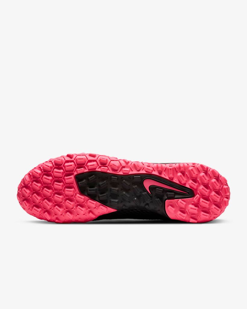 NIKE PHANTOM GT ACADEMY TF - BLACK/METALLIC SILVER/PINK BLAST