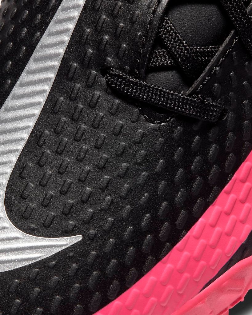 NIKE PHANTOM GT ACADEMY TF - BLACK/METALLIC SILVER/PINK BLAST