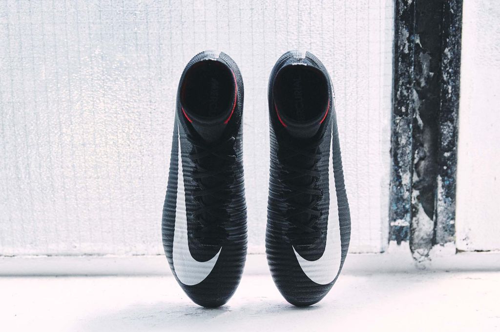 Nike Mercurial Superfly V FG Pitch Dark - Black/White/University Red