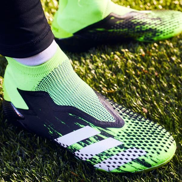 adidas Predator 20+ FG/AG Precision To Blur - Signal Green/Footwear White/Core Black