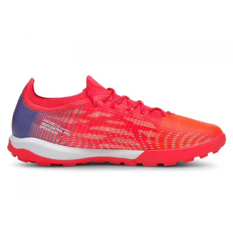PUMA Ultra 1.3 Pro Cage TT Faster Football - Sunblaze/PUMA White/Bluemazing