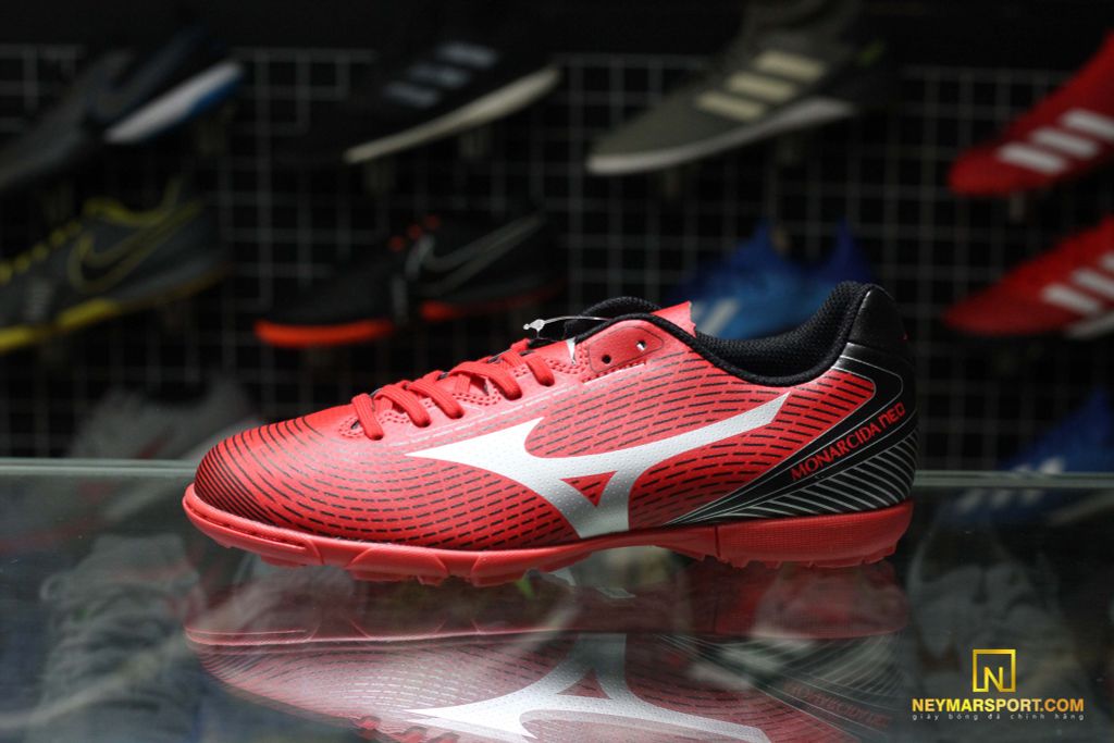 Mizuno Monarcida NEO SALA CLUB TF Red/White/Black