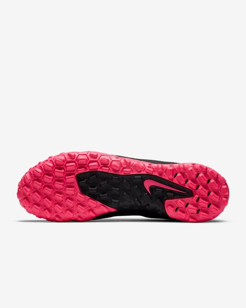 Nike Phantom GT REACT PRO TF - Black/Metallic Silver/Pink Blast