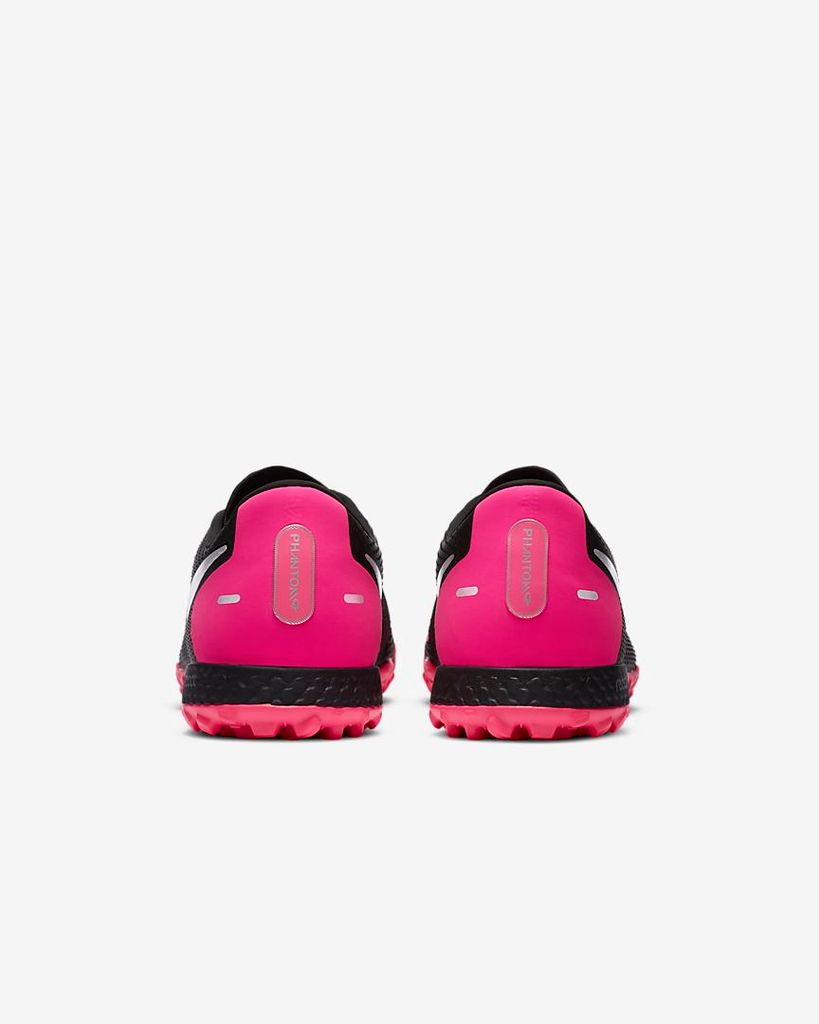 Nike Phantom GT REACT PRO TF - Black/Metallic Silver/Pink Blast