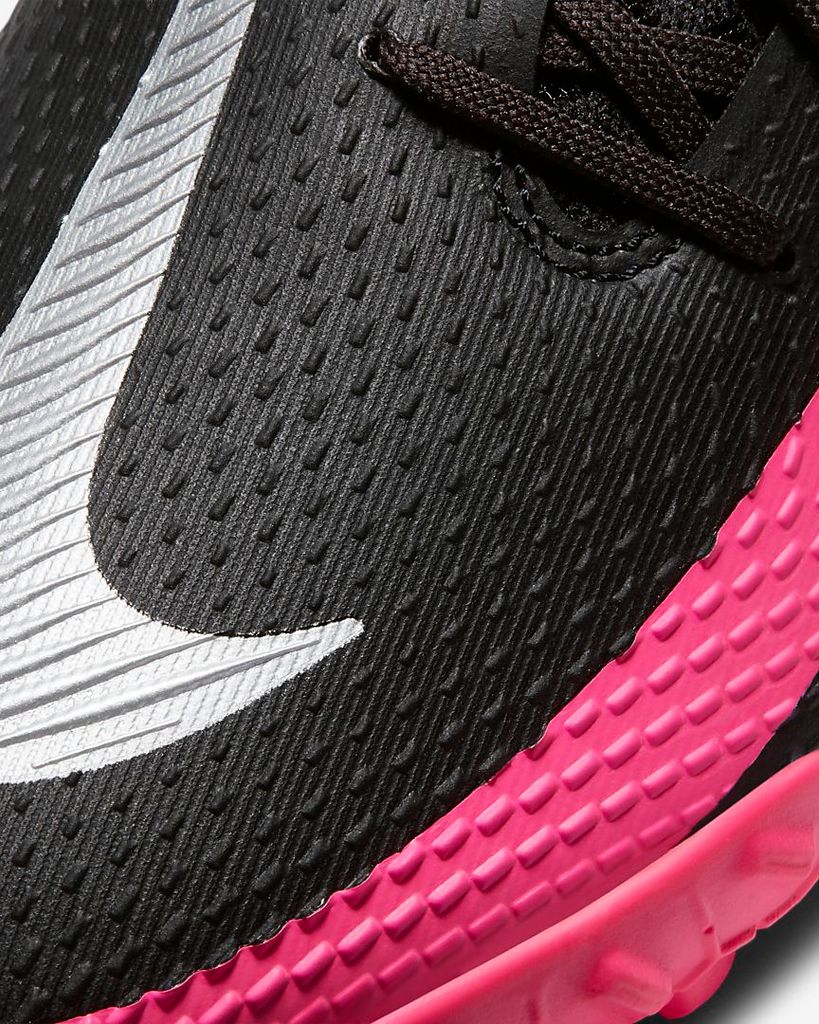 Nike Phantom GT REACT PRO TF - Black/Metallic Silver/Pink Blast