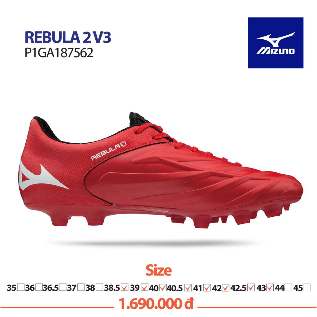 MIZUNO REBULA 2 V3 RED/WHITE
