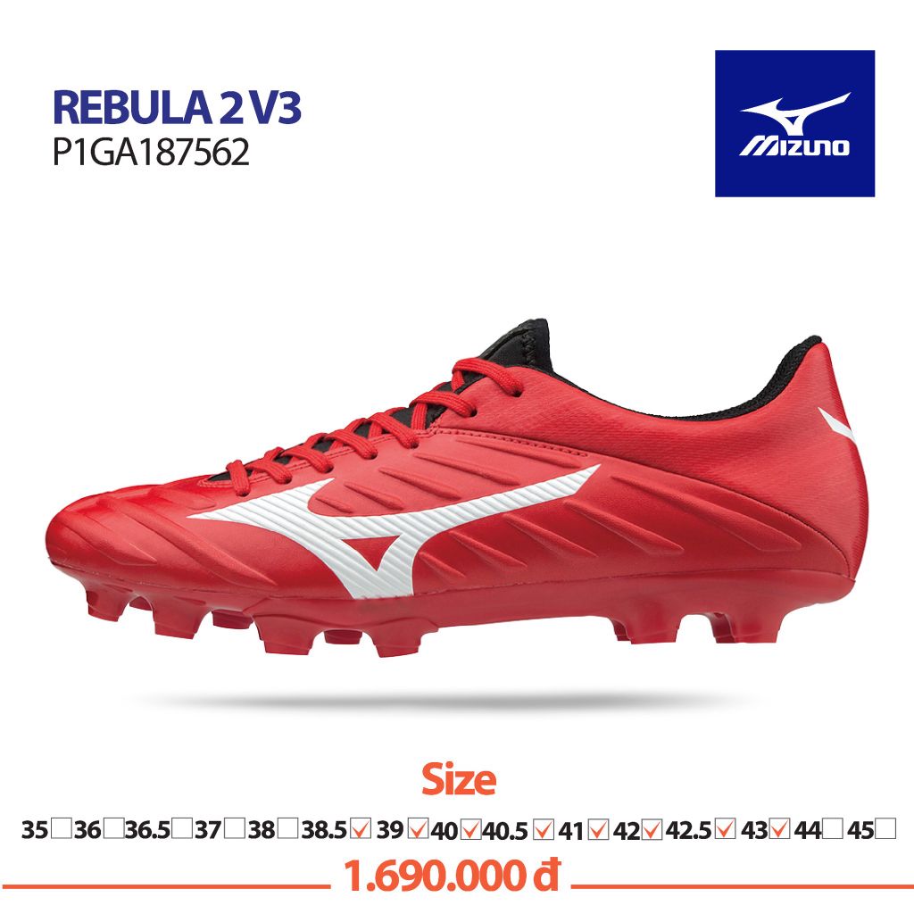 MIZUNO REBULA 2 V3 RED/WHITE