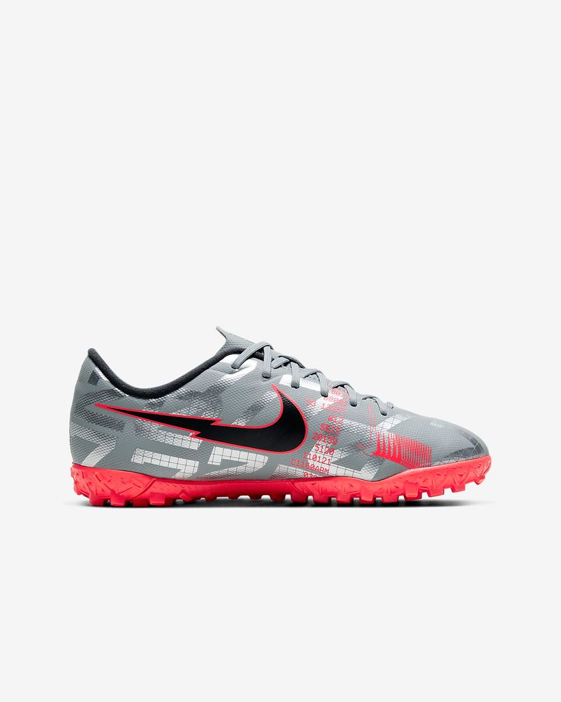 Nike Mercurial Vapor 13 Academy TF Neighbourhood - Metallic Bomber Grey/Black/Particle Grey KIDS