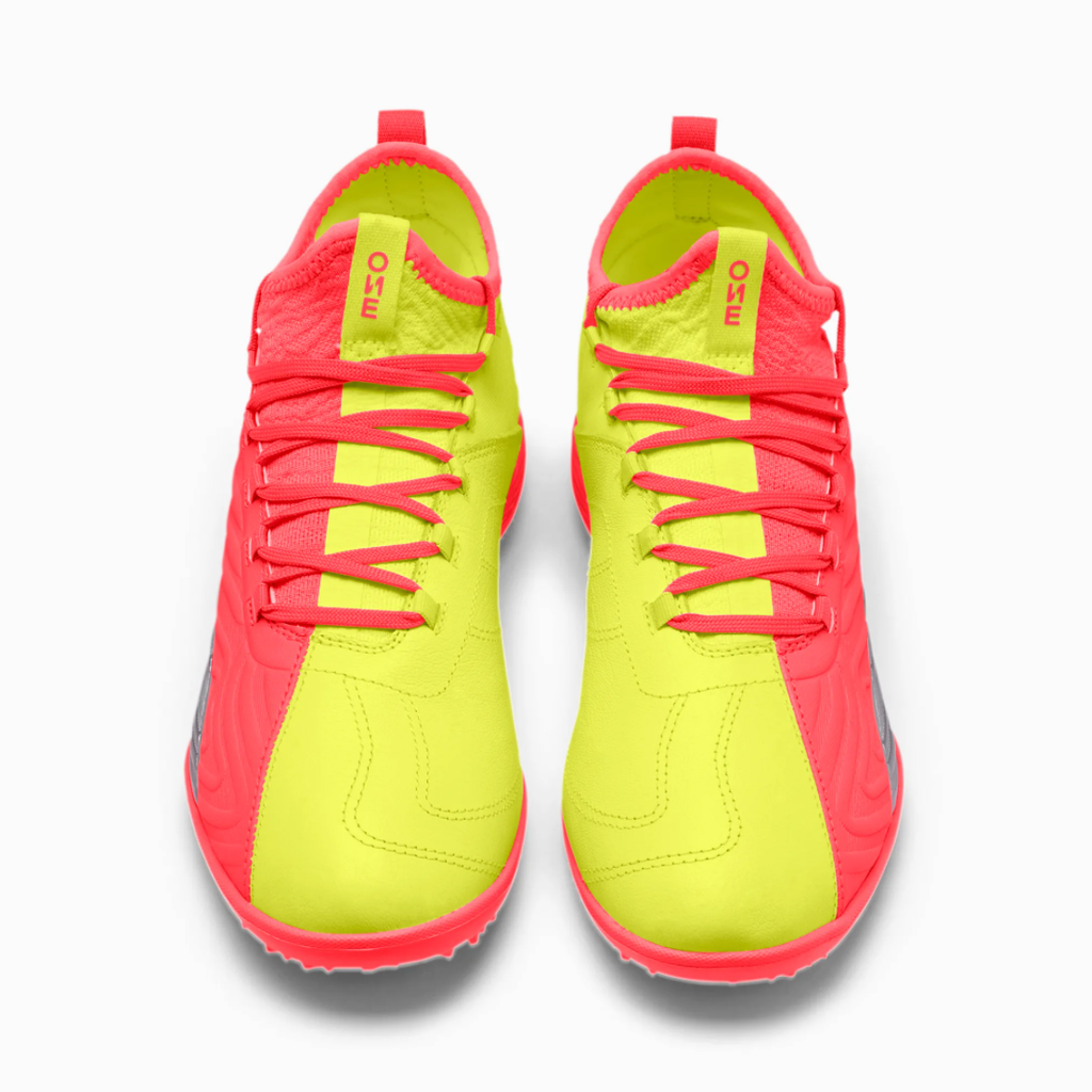 PUMA One 20.3 TF Rise - Energy Peach/Fizzy Yellow/PUMA Aged Silver