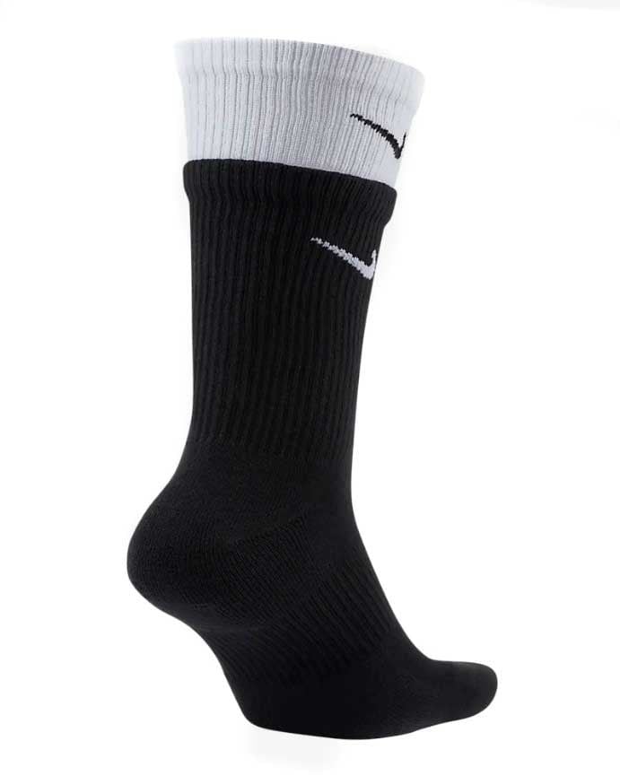 Vớ bóng đá Nike Everyday Plus Cushioned Trainings - Black/White