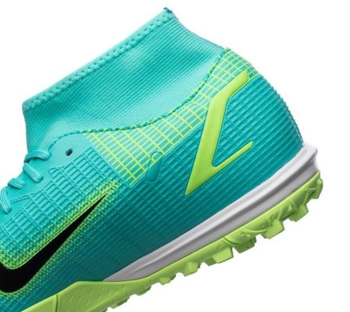 Nike Mercurial Superfly 8 Academy TF Impulse - Dynamic Turq/Lime Glow