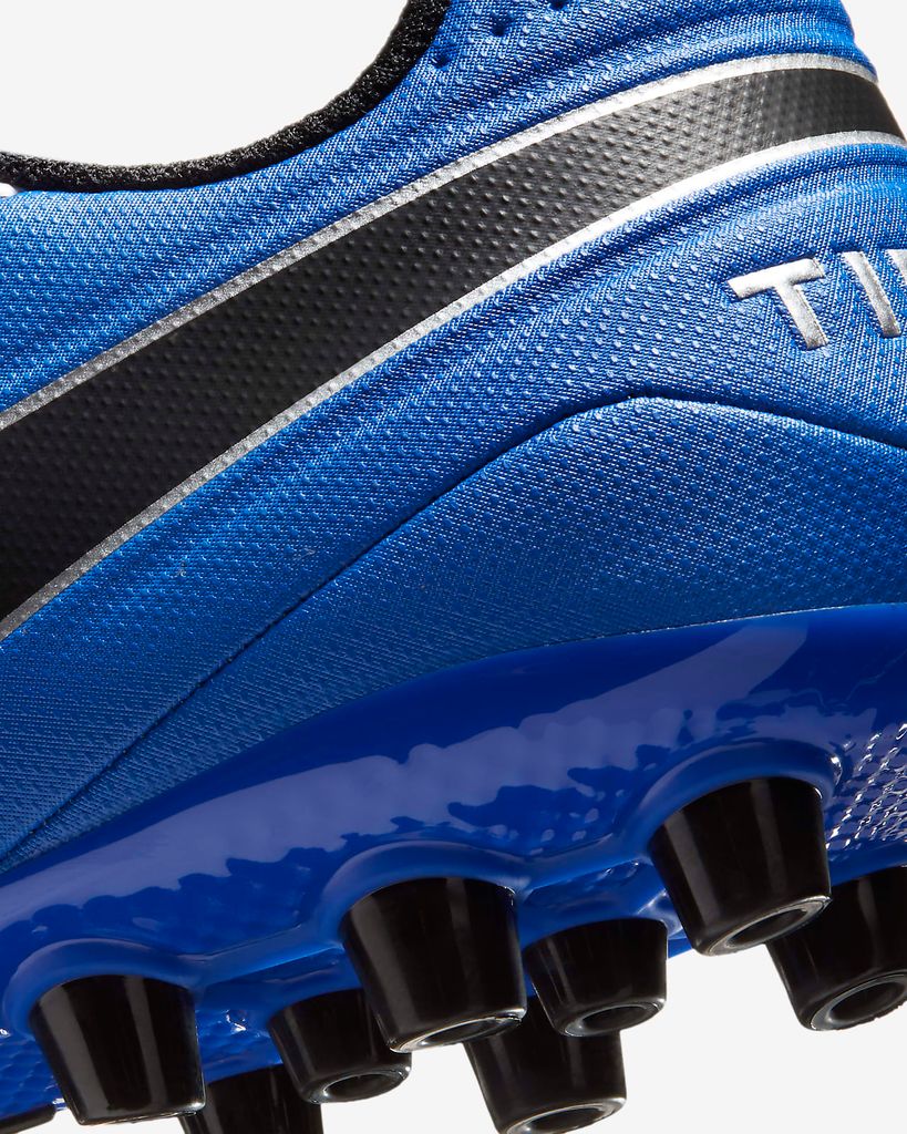 Nike Tiempo Legend 8 Academy AG Daybreak - White/Black/Hyper Royal/Metallic Silver
