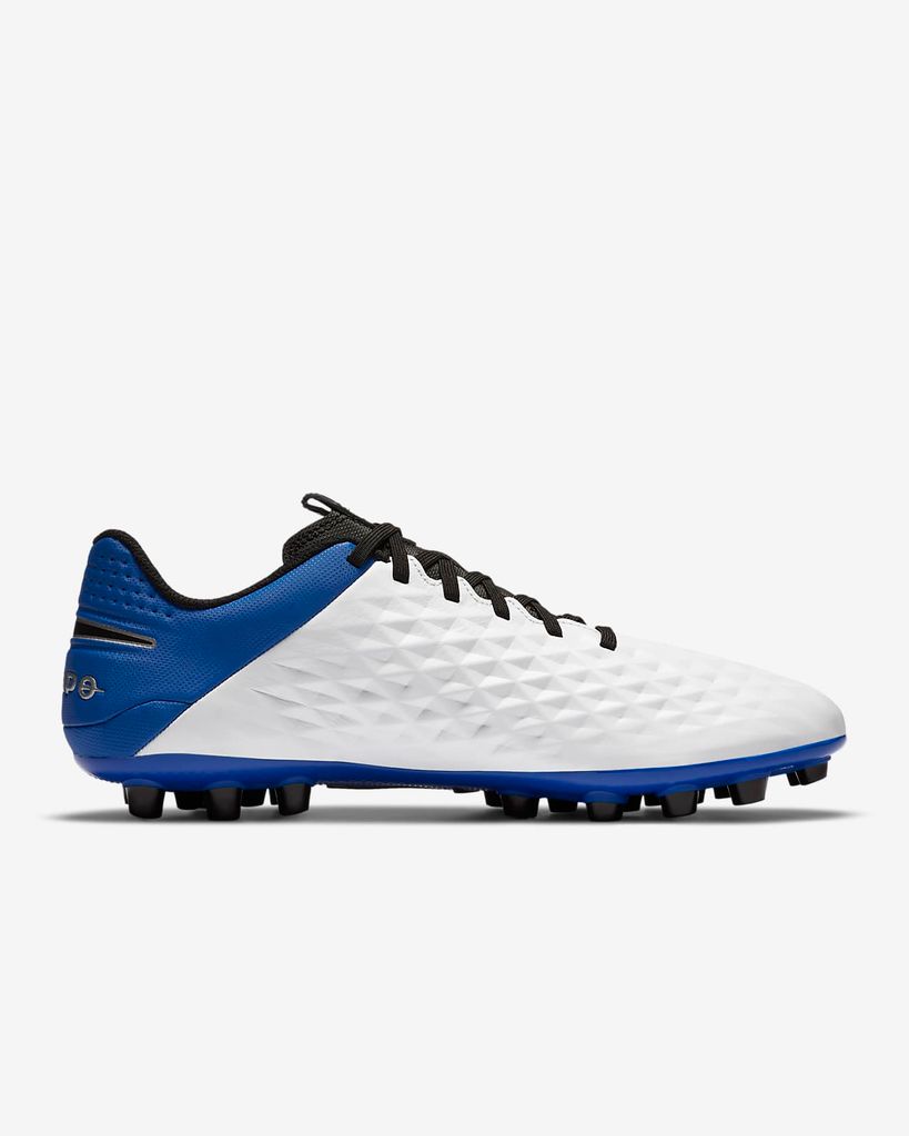 Nike Tiempo Legend 8 Academy AG Daybreak - White/Black/Hyper Royal/Metallic Silver