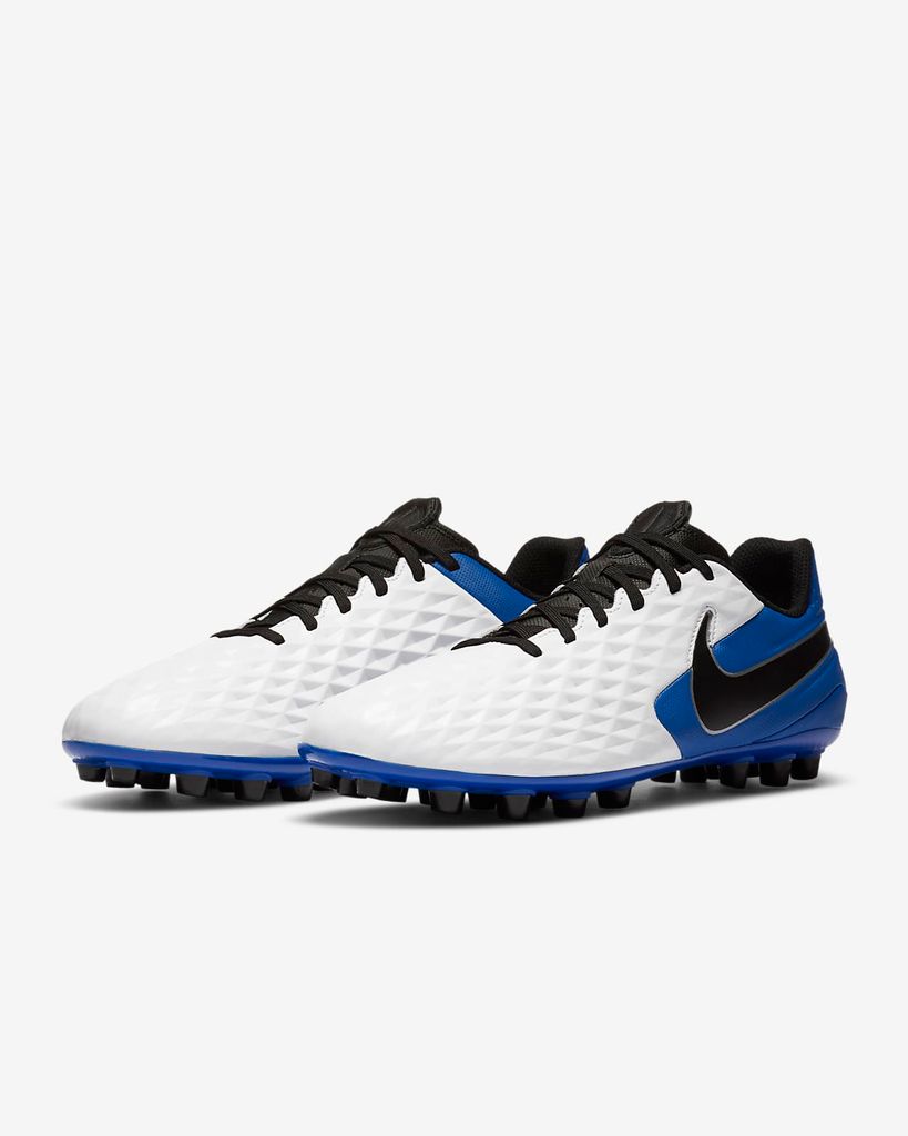 Nike Tiempo Legend 8 Academy AG Daybreak - White/Black/Hyper Royal/Metallic Silver