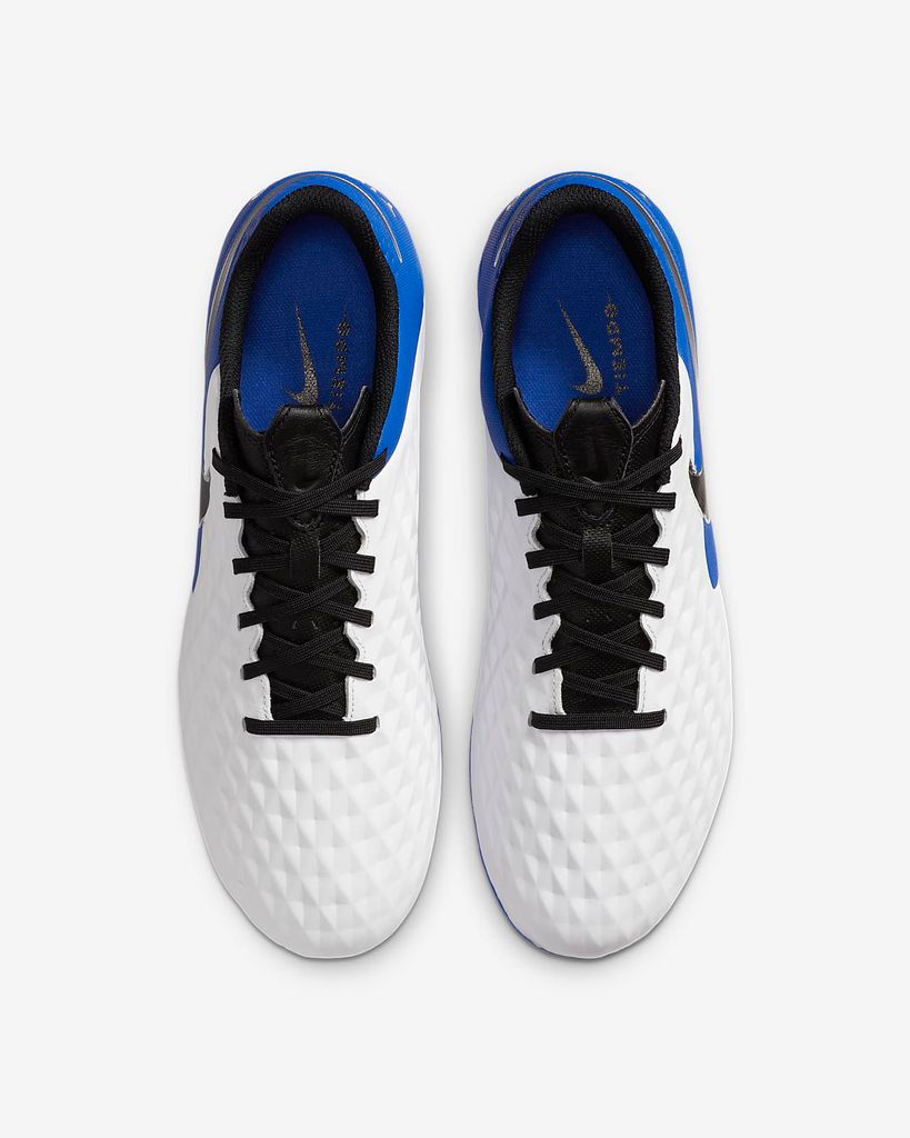 Nike Tiempo Legend 8 Academy AG Daybreak - White/Black/Hyper Royal/Metallic Silver