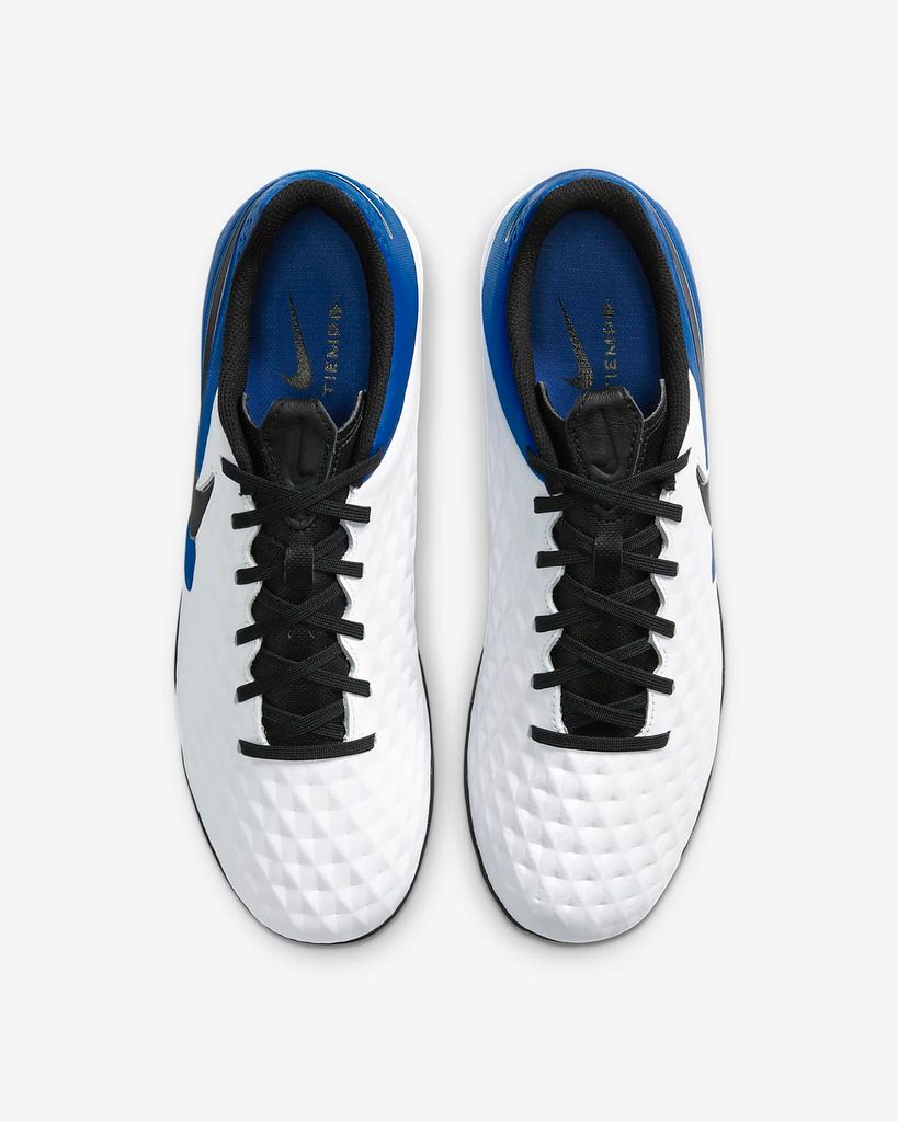 Nike Tiempo Legend 8 Academy TF Daybreak - White/Black/Hyper Royal/Metallic Silver