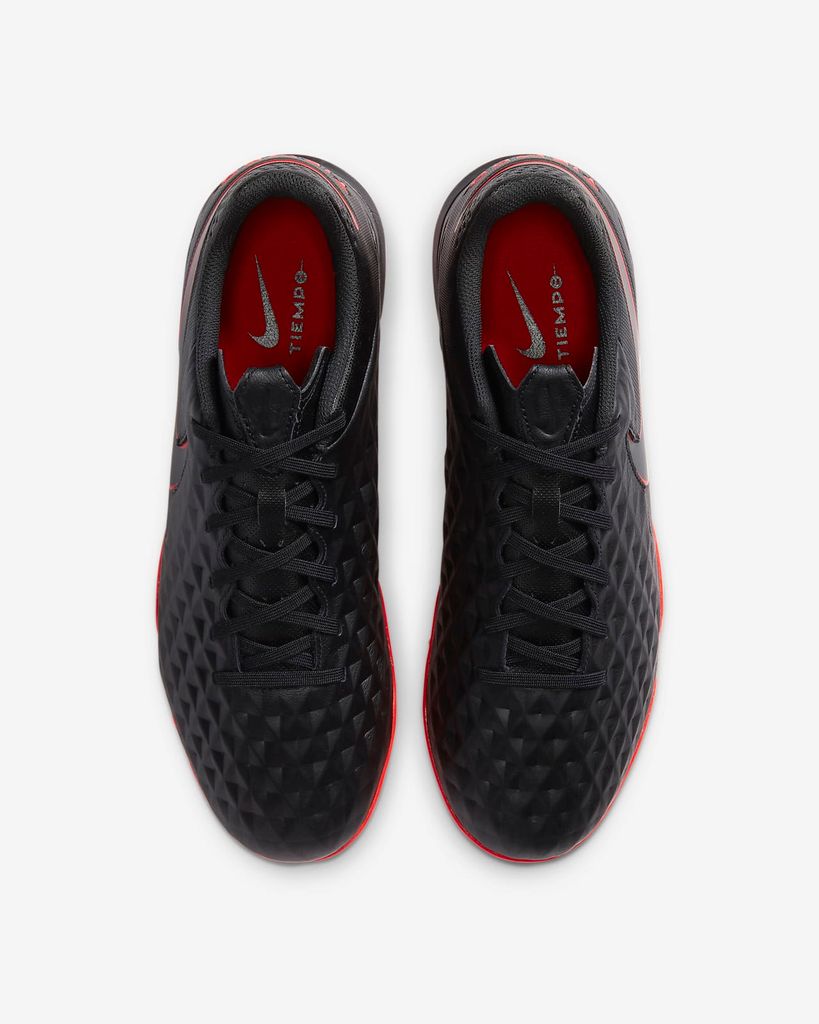 Nike Tiempo Legend 8 Academy TF Black X Chile Red - Black/Chile Red/Dark Smoke Grey