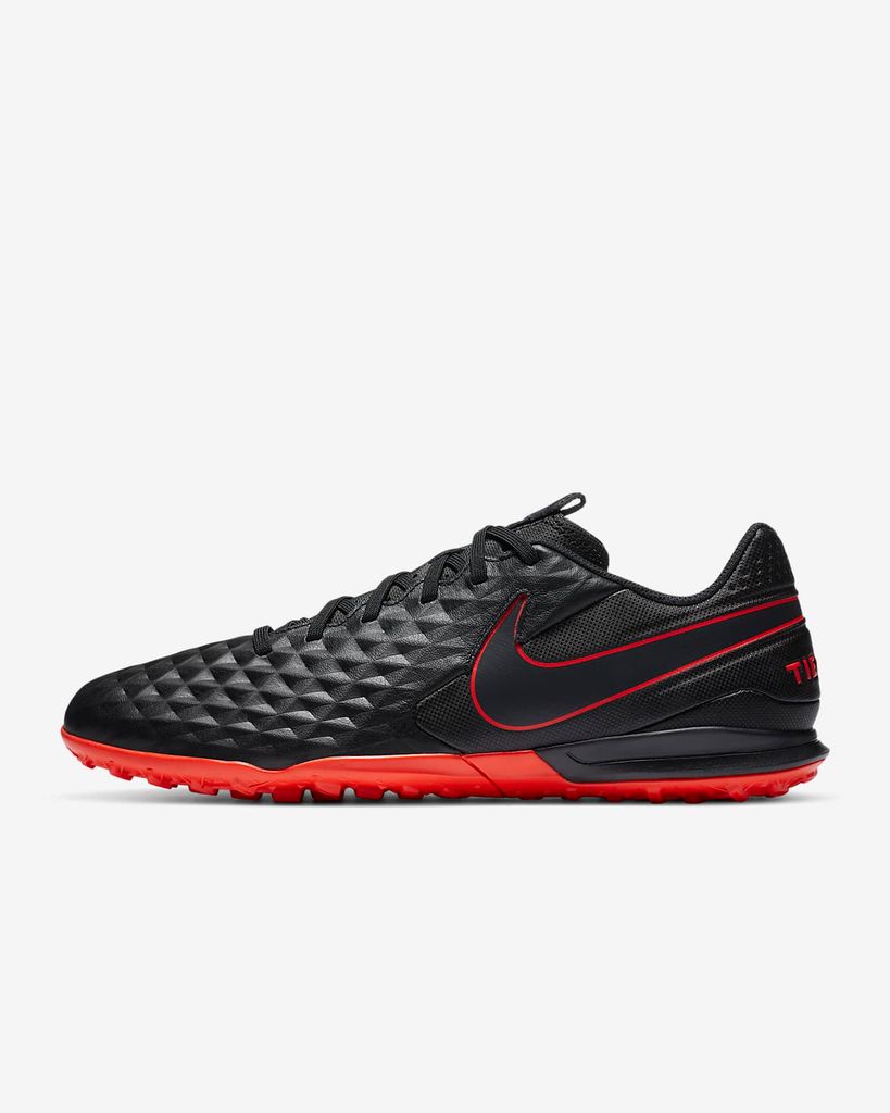 Nike Tiempo Legend 8 Academy TF Black X Chile Red - Black/Chile Red/Dark Smoke Grey