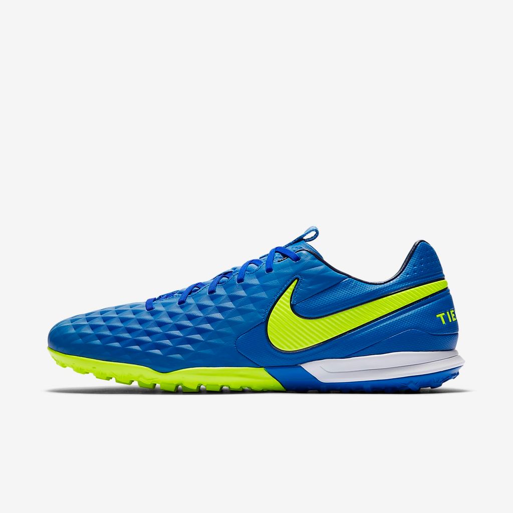 NIKE TIEMPO LEGEND 8 REACT PRO TF SKYCOURT - ROYAL BLUE/VOLT