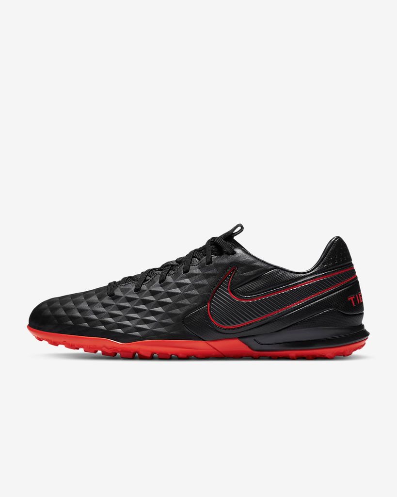 Nike Tiempo Legend 8 Pro TF Black X Chile Red - Black/Chile Red/Dark Smoke Grey