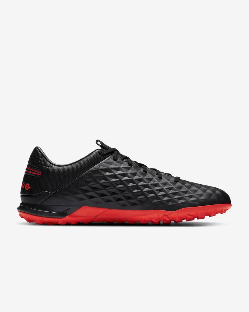Nike Tiempo Legend 8 Pro TF Black X Chile Red - Black/Chile Red/Dark Smoke Grey