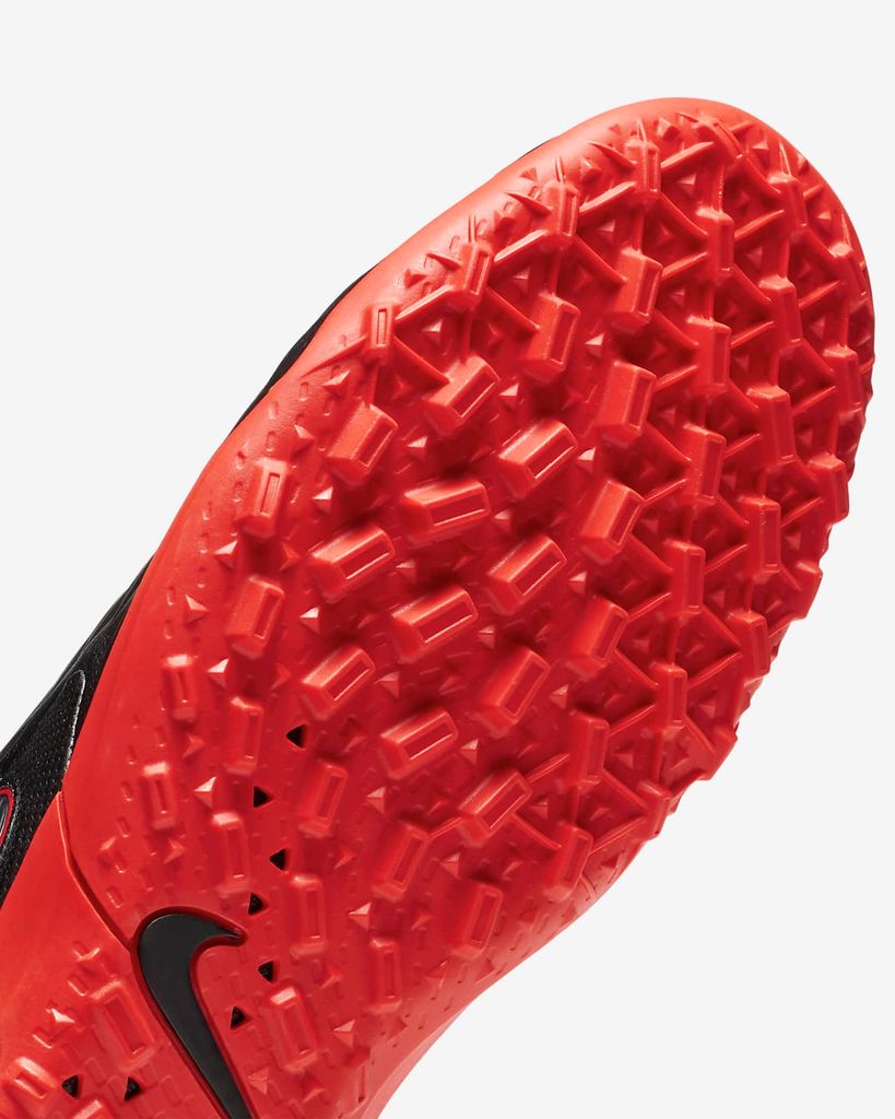 Nike Tiempo Legend 8 Pro TF Black X Chile Red - Black/Chile Red/Dark Smoke Grey