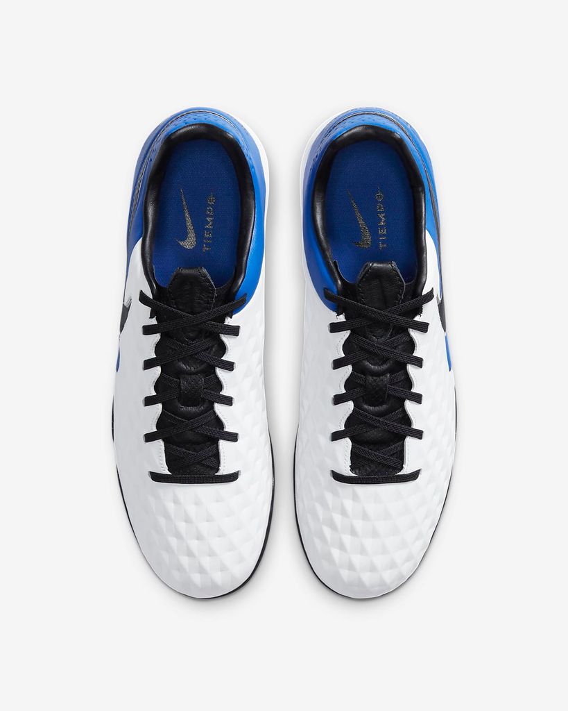 Nike Tiempo Legend 8 Pro TF Daybreak - White/Black/Hyper Royal/Metallic Silver
